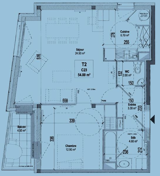 Appartement a louer garges-les-gonesse - 2 pièce(s) - 55 m2 - Surfyn