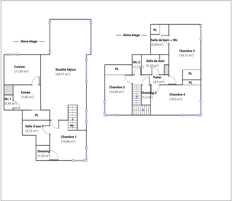 Appartement a louer neuilly-sur-seine - 5 pièce(s) - 148.12 m2 - Surfyn