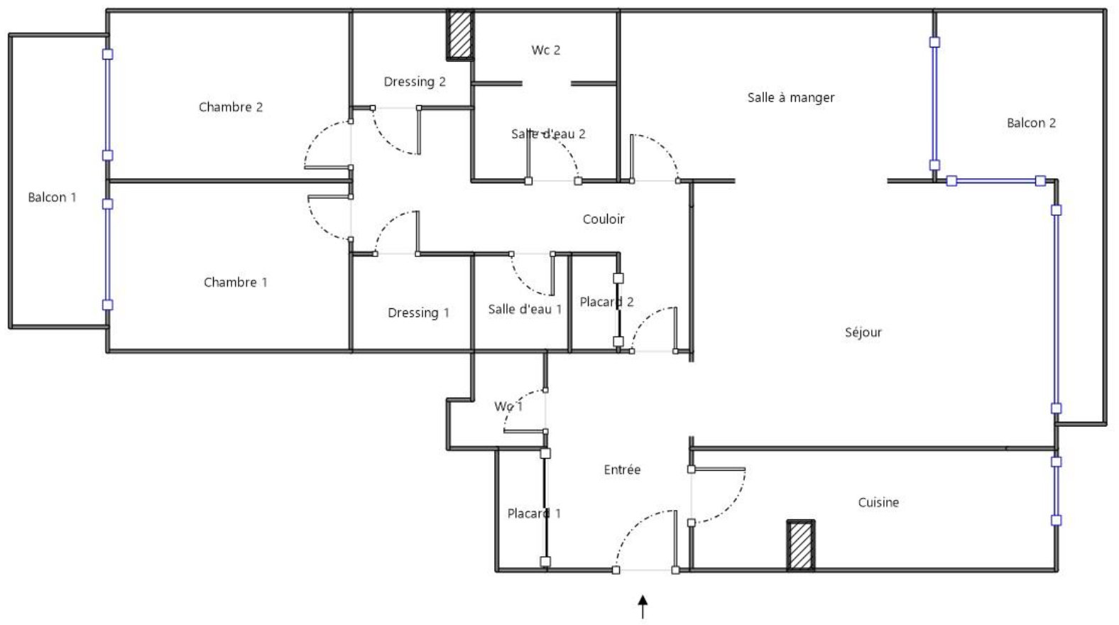 Appartement a louer paris-15e-arrondissement - 4 pièce(s) - 104 m2 - Surfyn