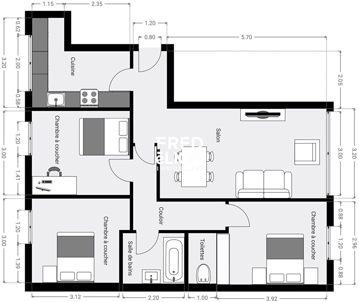 Appartement 4 pièces 75 m² Boulogne-Billancourt