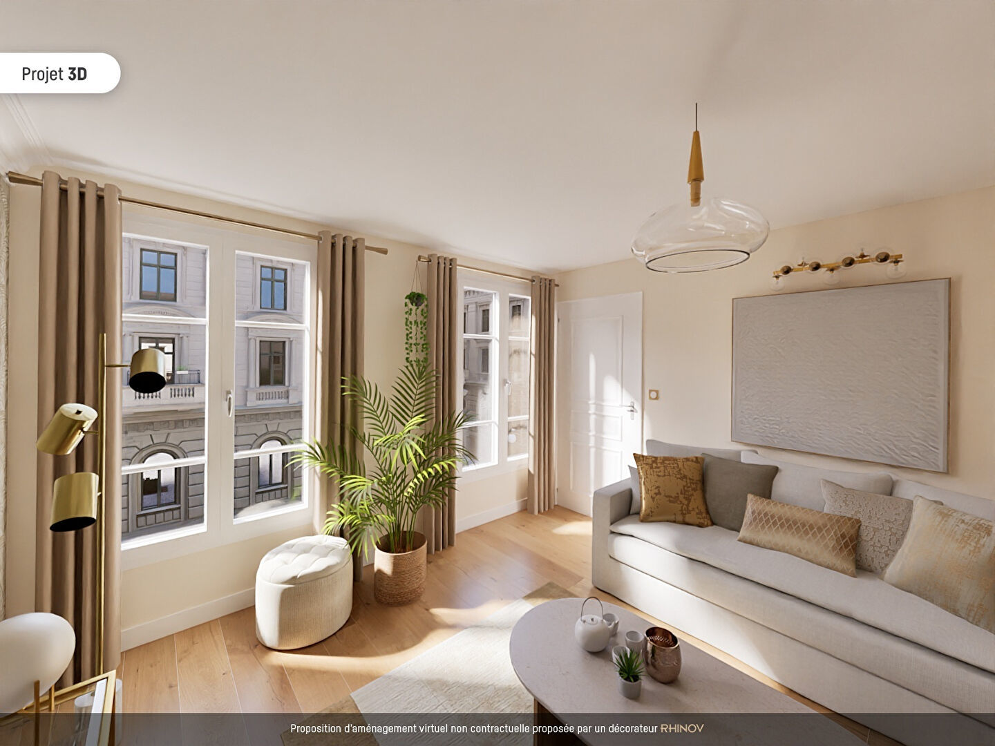 Appartement 3 pièce(s) 52.78 m²à vendre Paris-1er-arrondissement