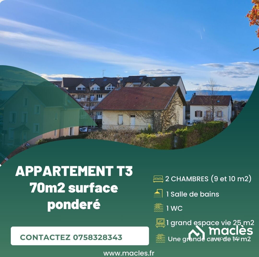 Appartement 3 pièces 70 m² Thonon-les-Bains