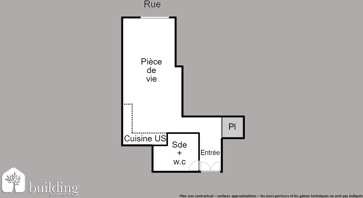 Appartement 1 pièce 35 m² Courbevoie