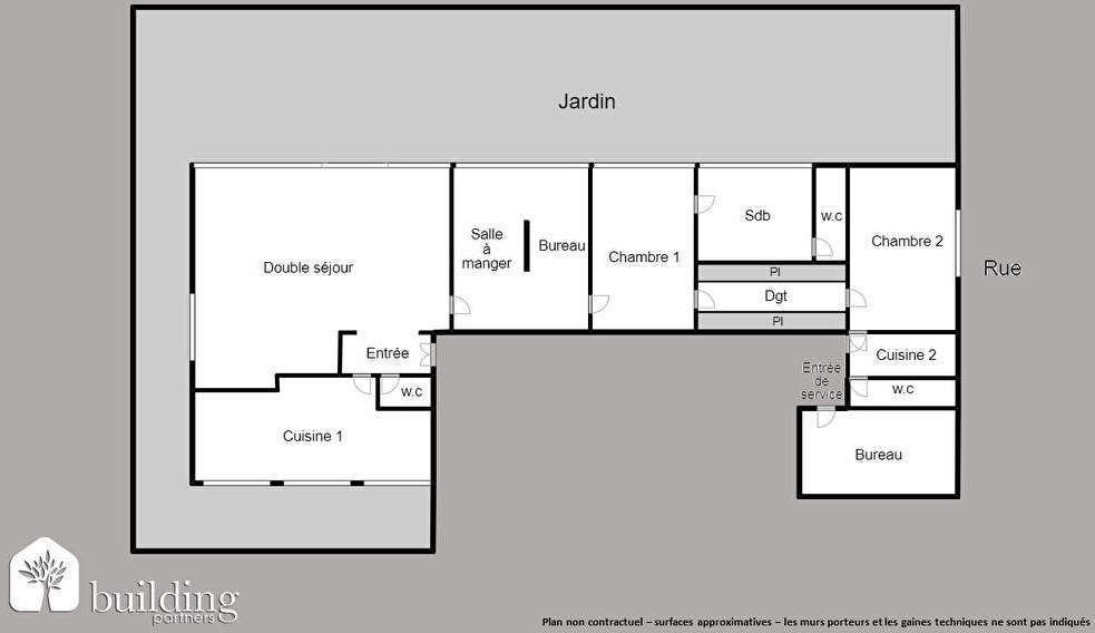 Appartement a louer neuilly-sur-seine - 5 pièce(s) - 215 m2 - Surfyn