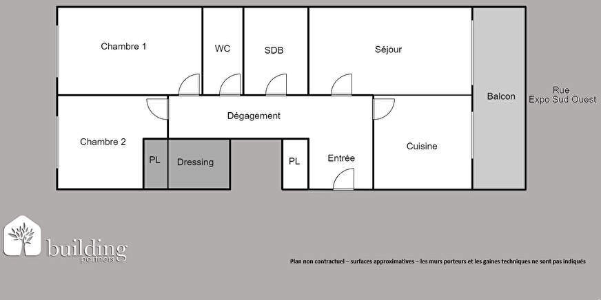 Appartement a louer levallois-perret - 3 pièce(s) - 71.84 m2 - Surfyn