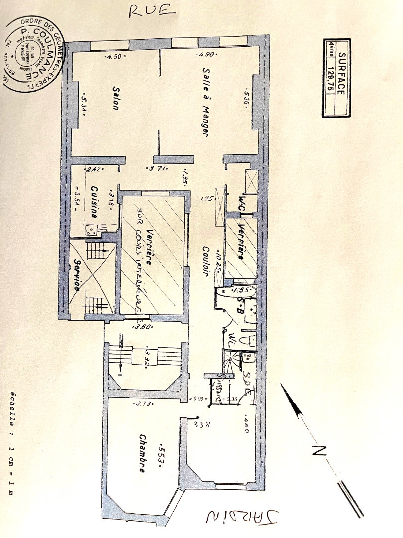 Appartement a louer  - 4 pièce(s) - 126 m2 - Surfyn