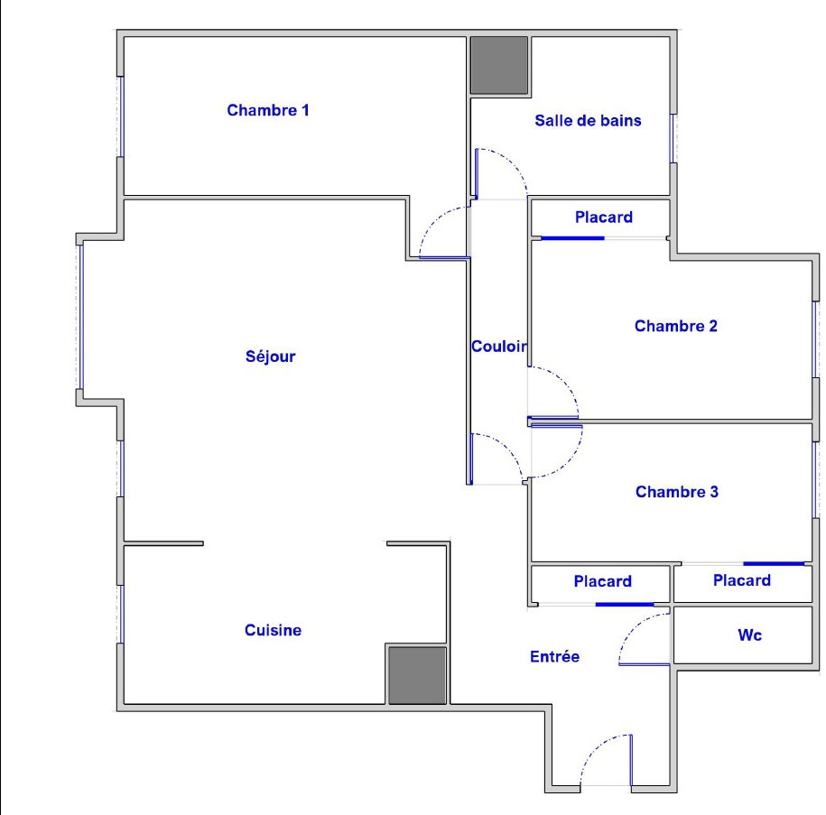 Appartement a vendre  - 4 pièce(s) - 79 m2 - Surfyn
