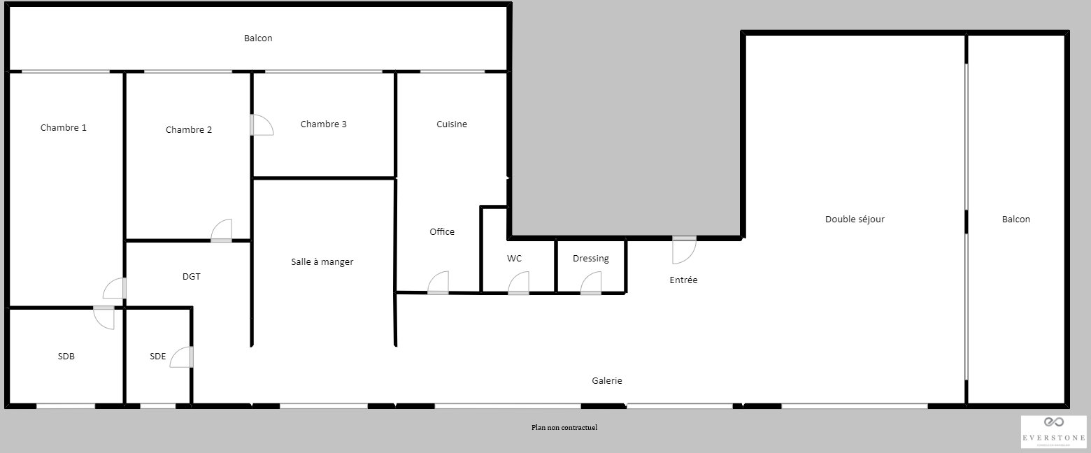 Appartement a louer neuilly-sur-seine - 5 pièce(s) - 180 m2 - Surfyn