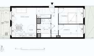 Appartement 3 pièces 58 m² Serris