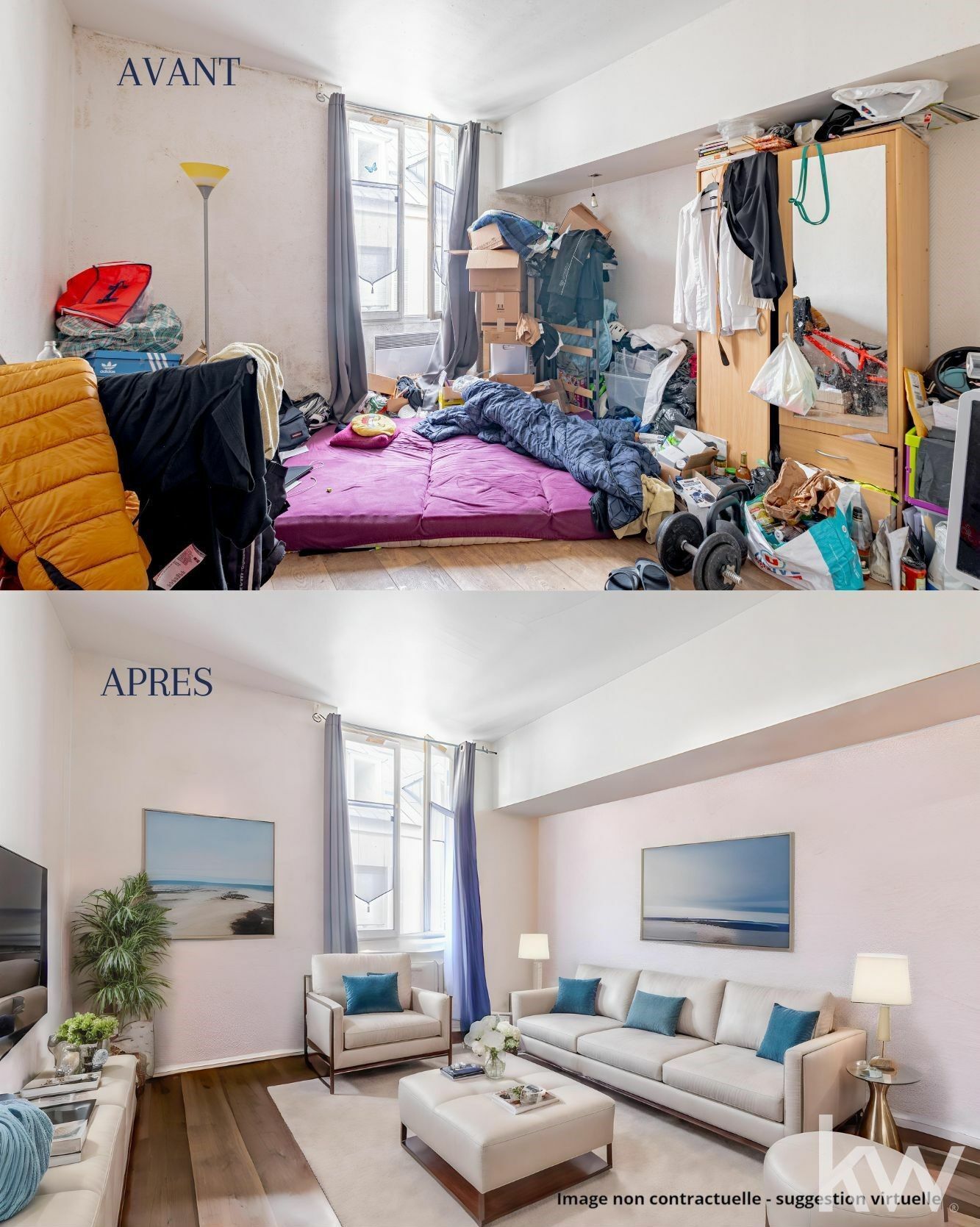 Appartement a vendre  - 1 pièce(s) - 18.33 m2 - Surfyn