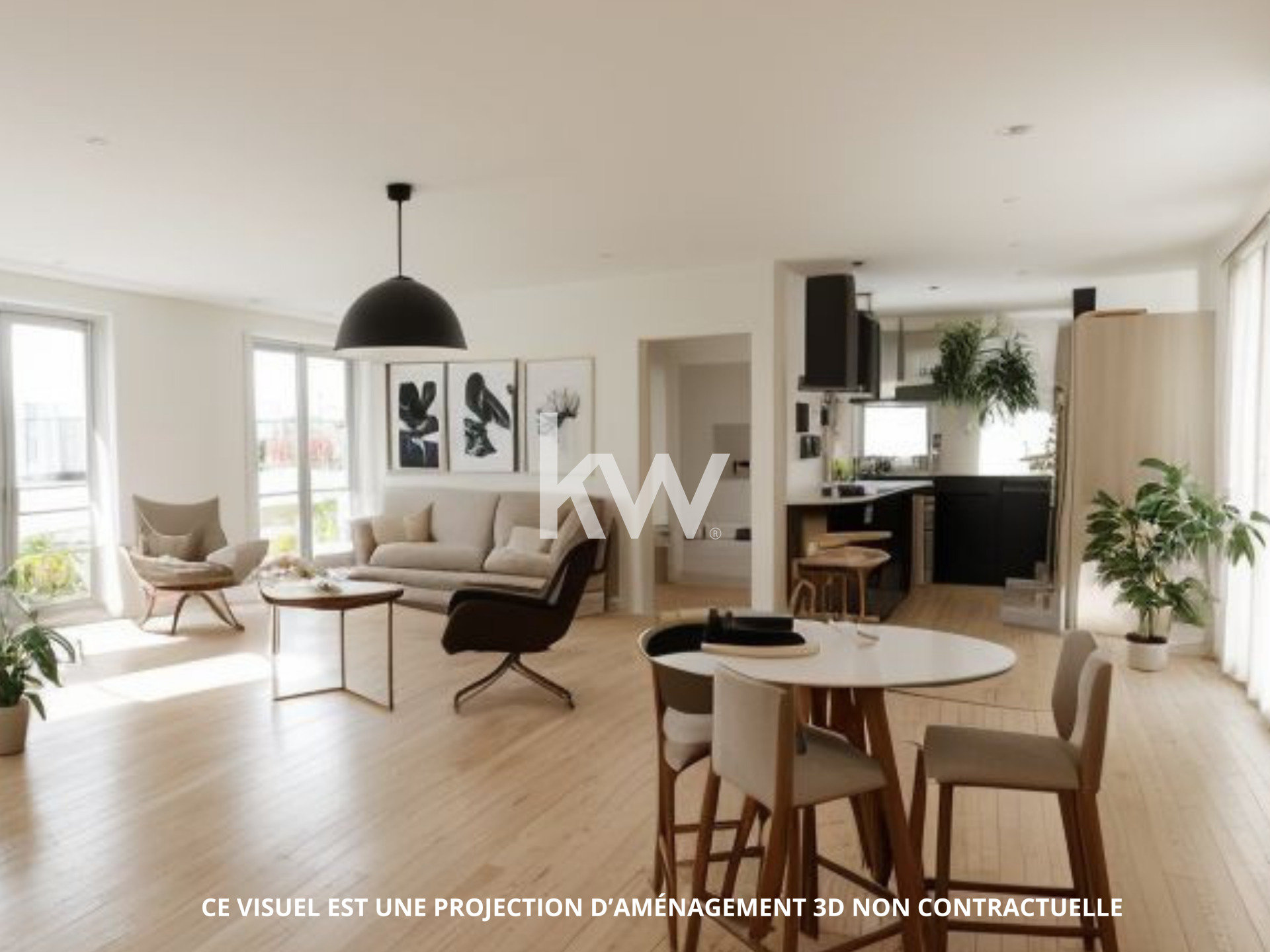 Appartement 3 pièces 75 m² Villiers sur Marne