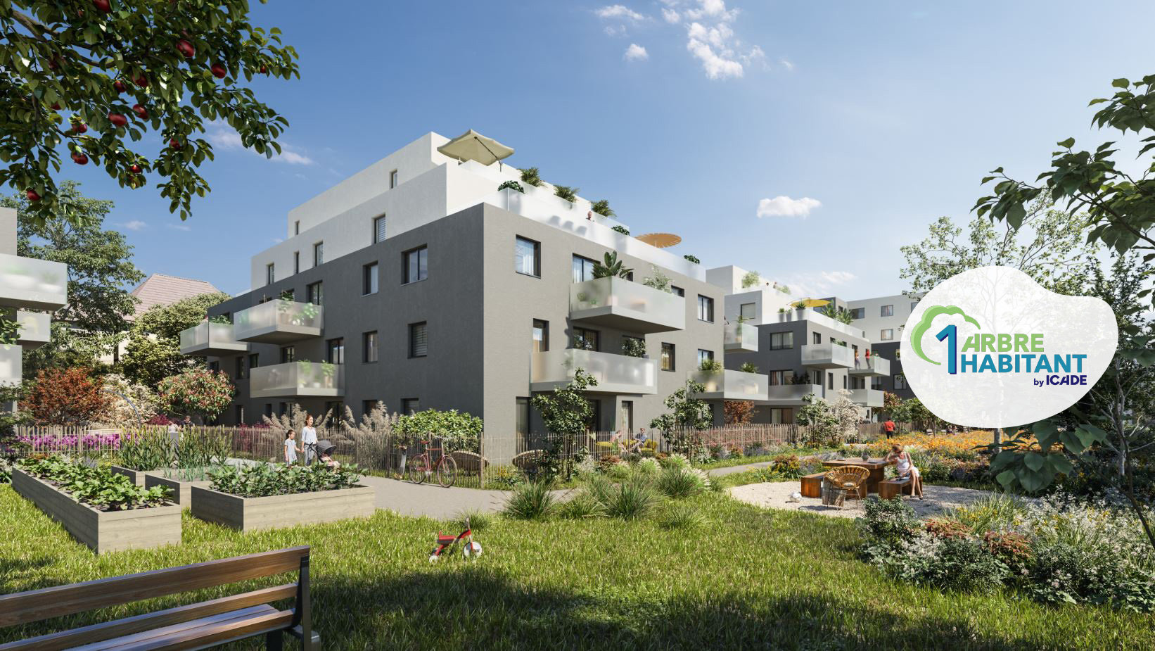 Urban Green (2 à 4 pièces, 44 à 88 m²) Bischheim