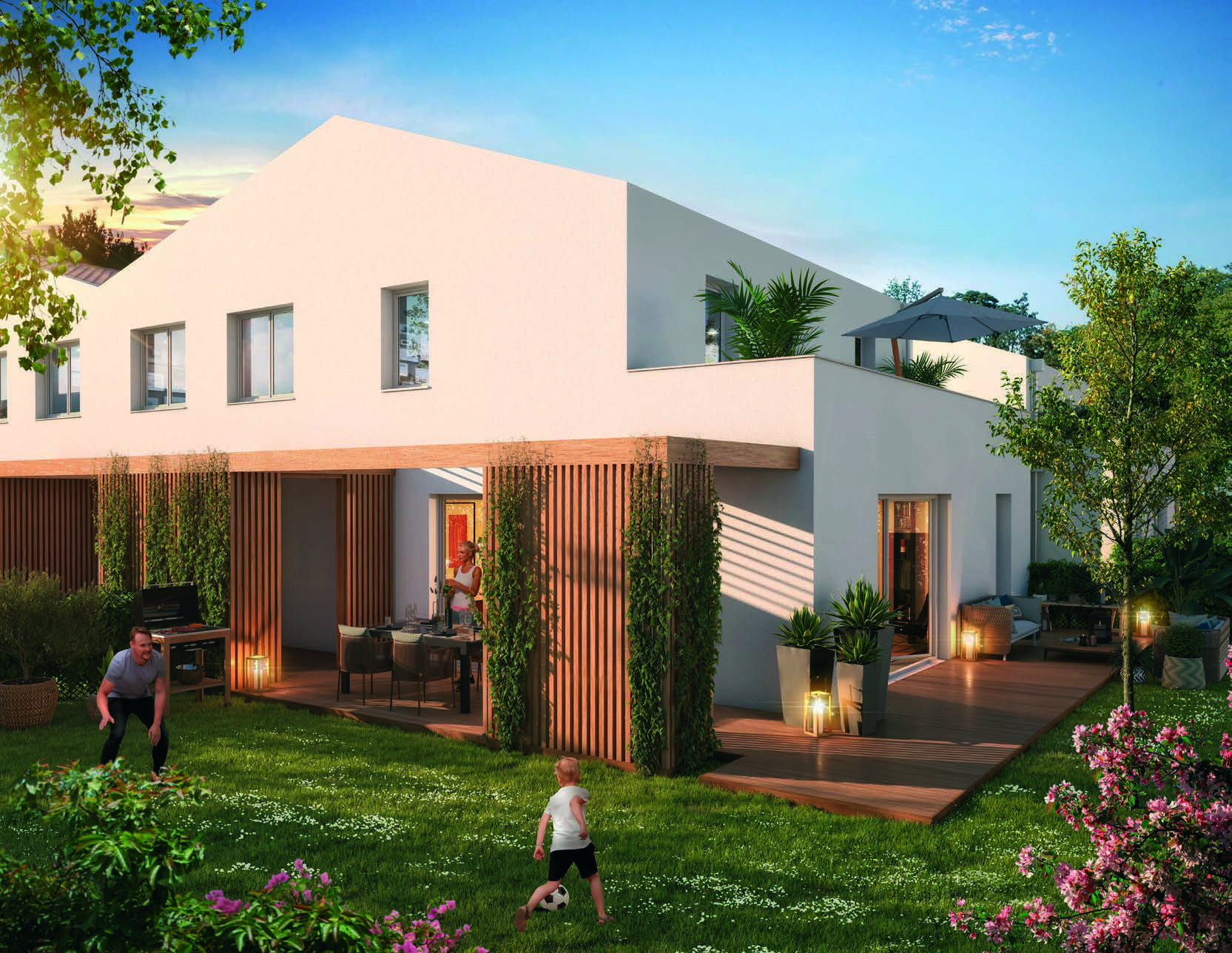 Maison 3 et 4 pièces avec jardin à Lardenne (3 à 4 pièces, 68 à 89 m²) Tournefeuille