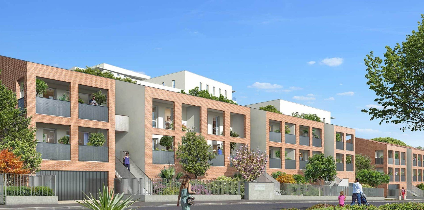 Programme immobilier neuf Toulouse - Croix de Pierre (2 à 5 pièces, 37 à 143 m²)