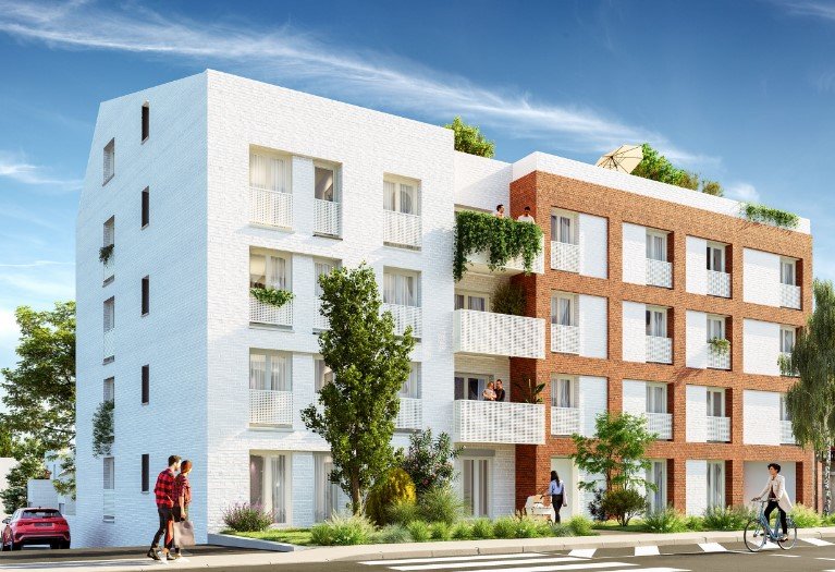 Immobilier neuf Toulouse - Côte Pavée (2 à 5 pièces, 38 à 125 m²) bleriot