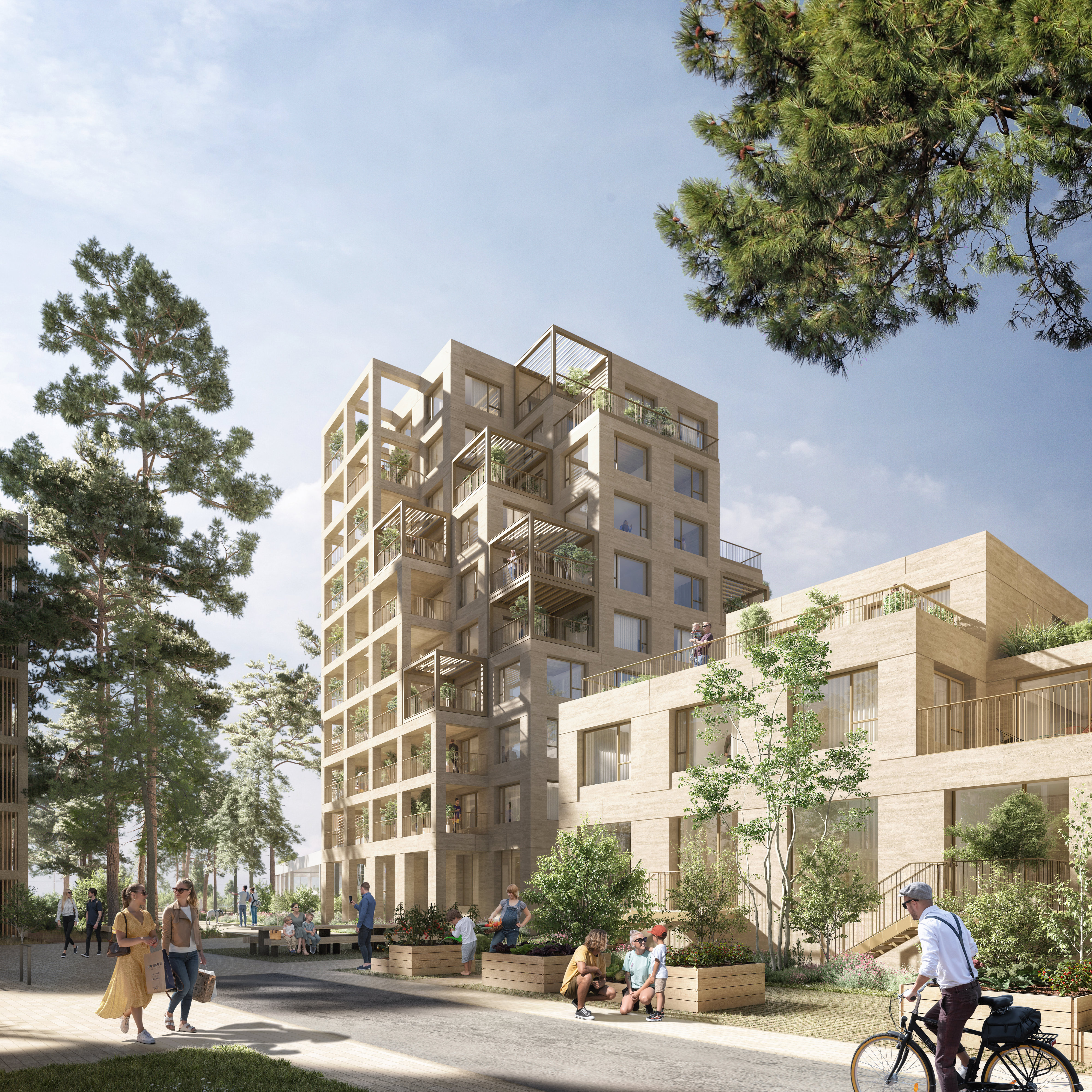 Programme immobilier neuf NOÈME (appartements neufs 4 à 5 pièces) (4 à 5 pièces, 79 à 107 m²) Bordeaux