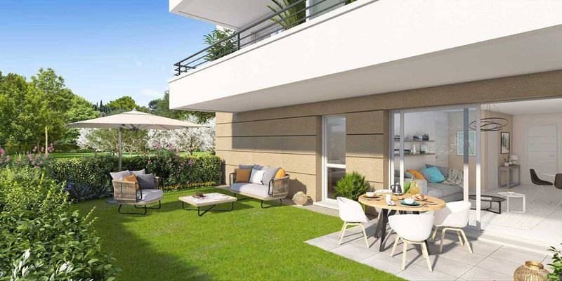 Appartement exceptionnel ! T3 de 64m2 + terrasse et jardin dans domaine privé (3 pièces, 70 m²) Coudoux