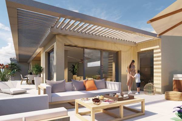 Villa sur toit 4 pièces de 120m² - Terrasse 115m² - Proche toutes commodités (4 pièces, 120 m²) Antibes