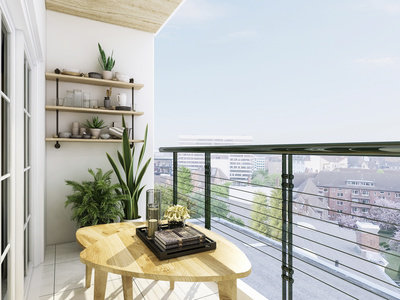SPLENDIDE Appartement 62 m² - 3 pièces + balcon (3 pièces, 62 m²)