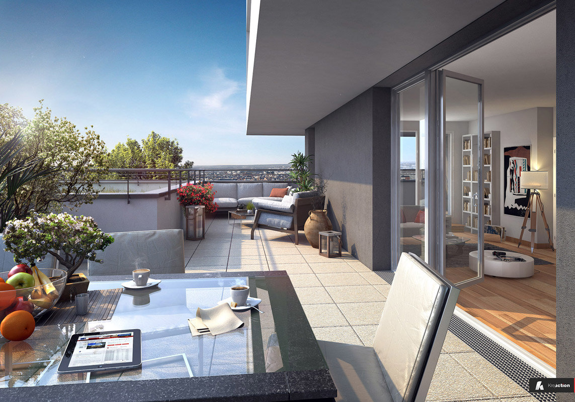 5 pièces duplex 95m² + terrasse 80 m² bords de marne (5 pièces, 95 m²) Noisy-le-Grand