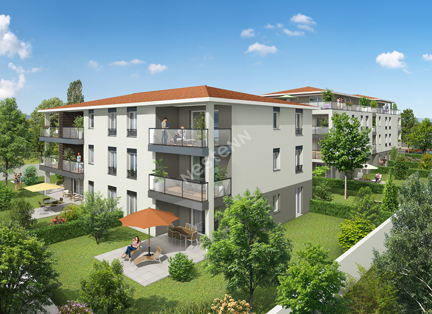 Appartement 4 pièces 81 m² Saint-Laurent-de-Mure