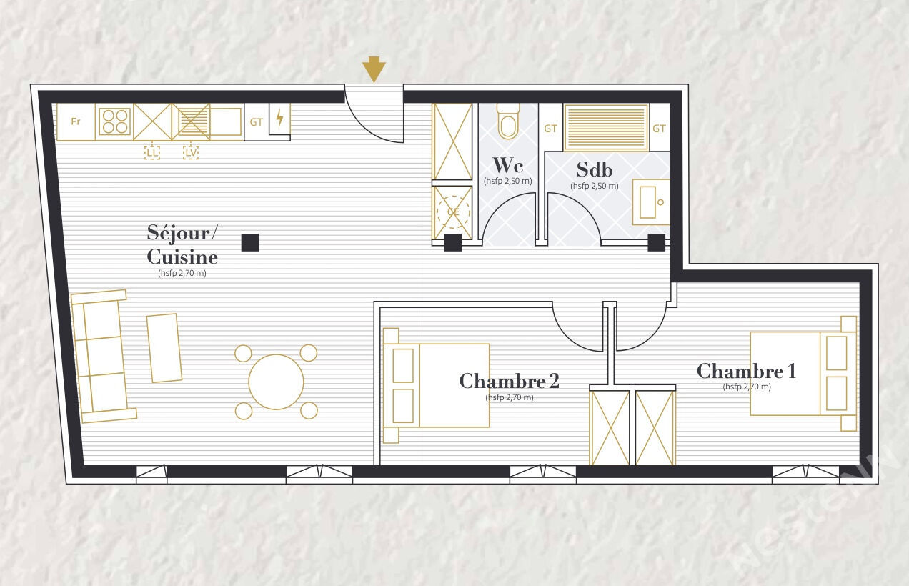 Appartement 2 pièces 36 m² Agen