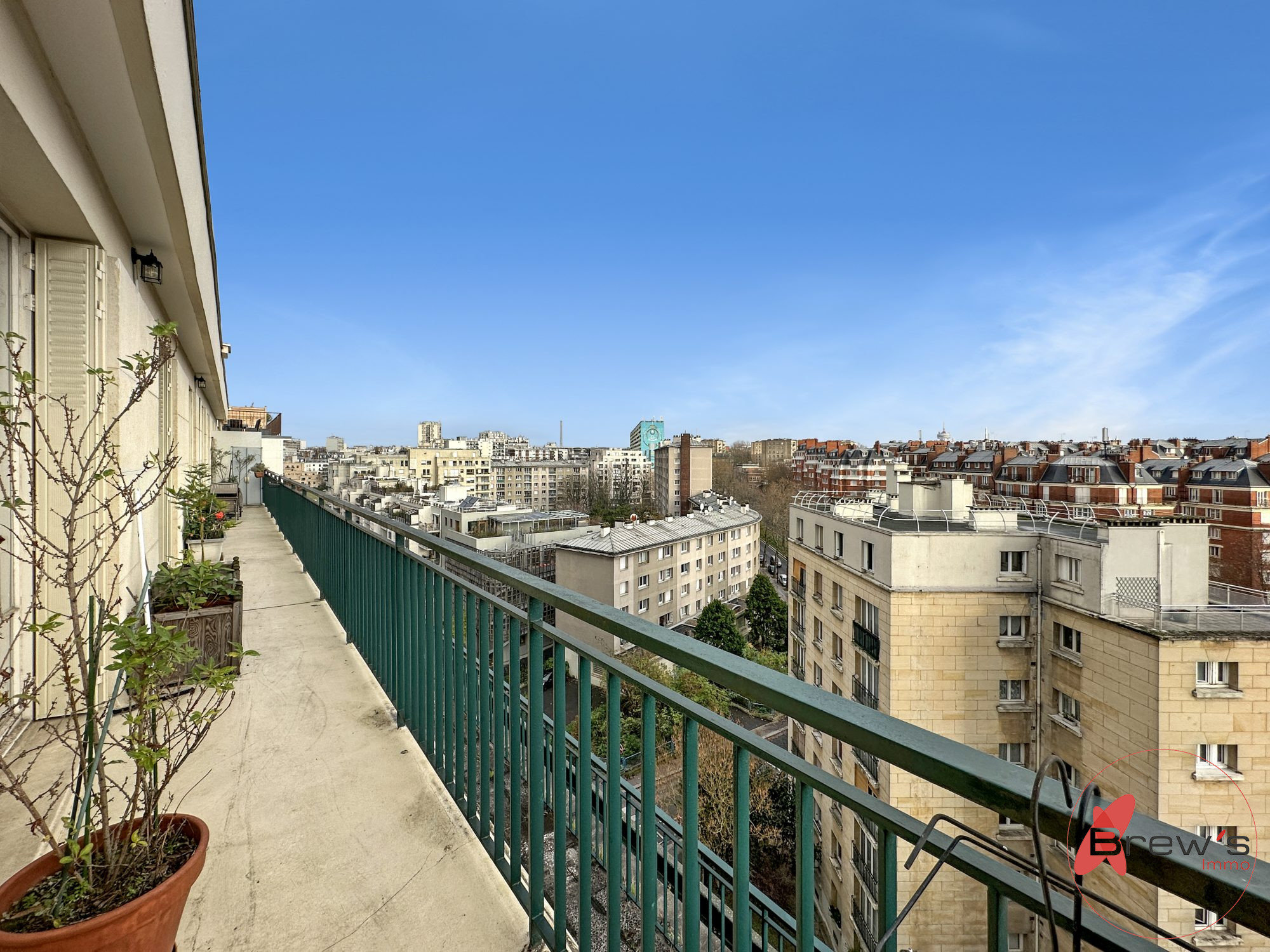 Appartement a louer paris-20e-arrondissement - 5 pièce(s) - 107 m2 - Surfyn