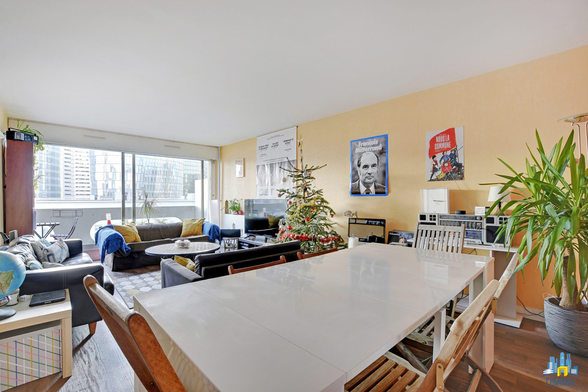 Appartement 6 pièce(s) 107 m²à vendre Courbevoie