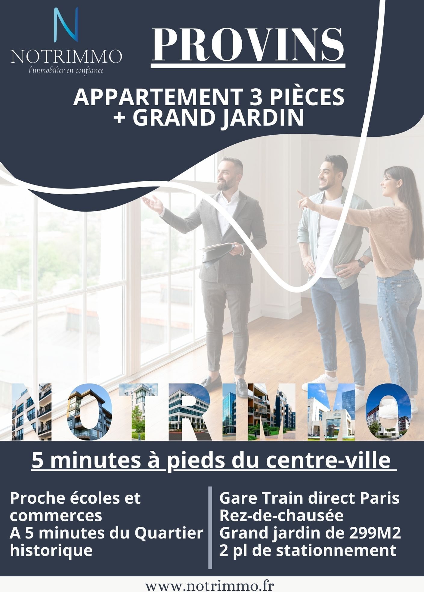 Appartement 3 pièces 65 m² Provins