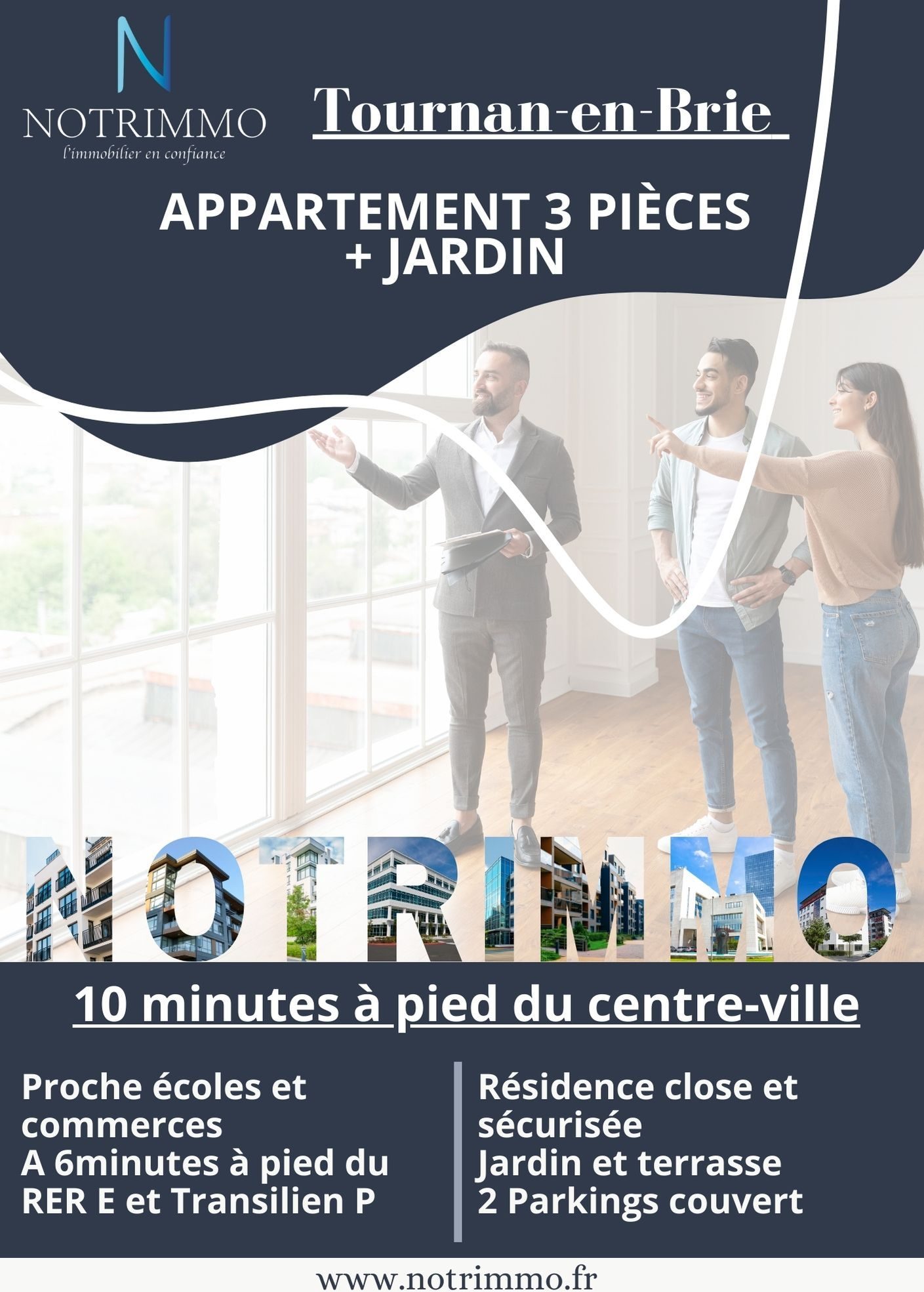 Appartement 3 pièces 66 m² Tournan-en-Brie