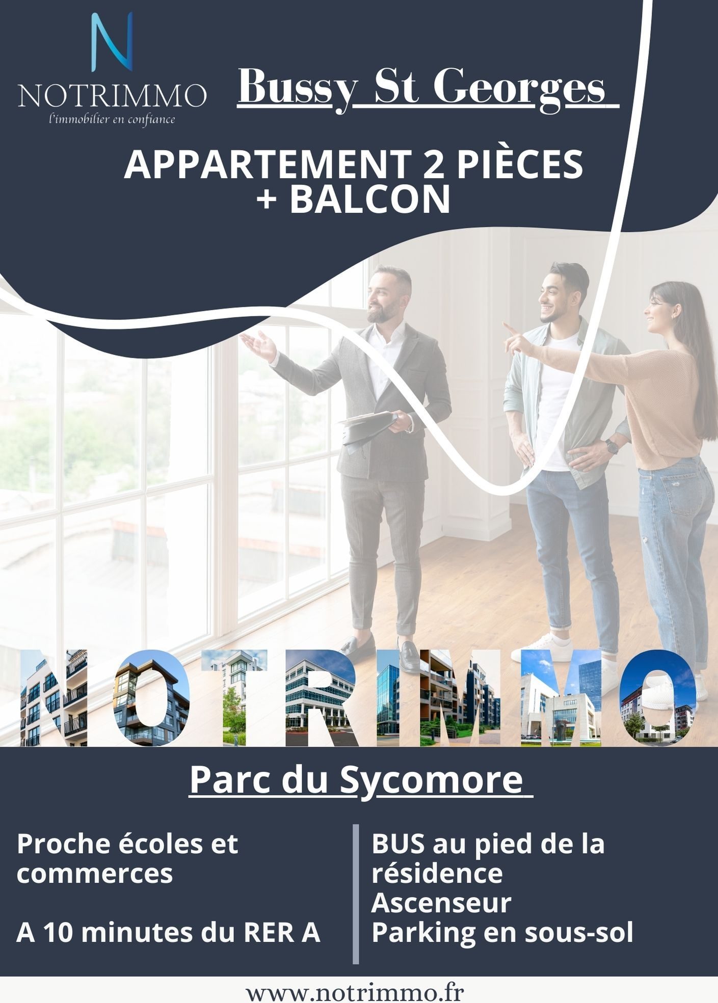 Appartement 2 pièces 44 m² Chanteloup-en-Brie