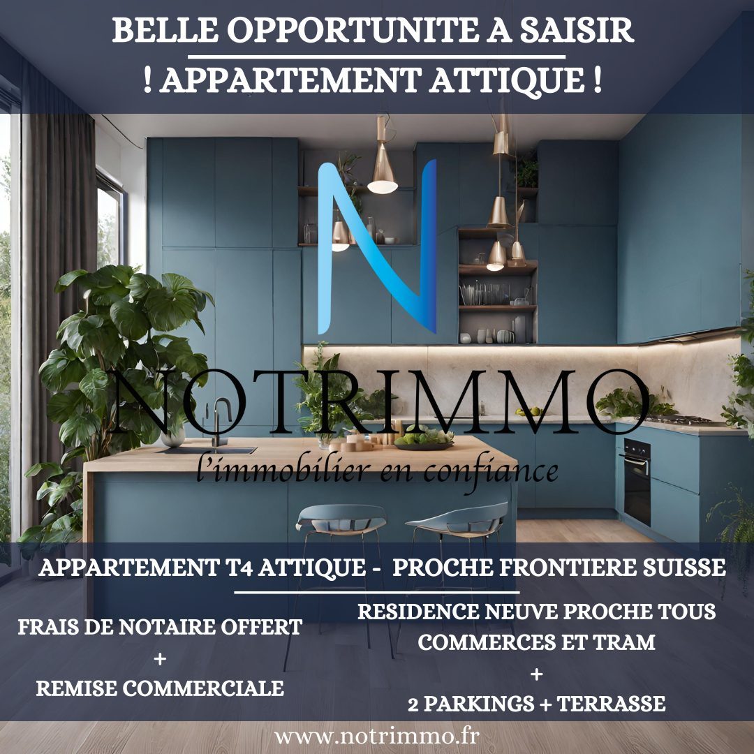 Appartement 4 pièces 101 m² Ambilly