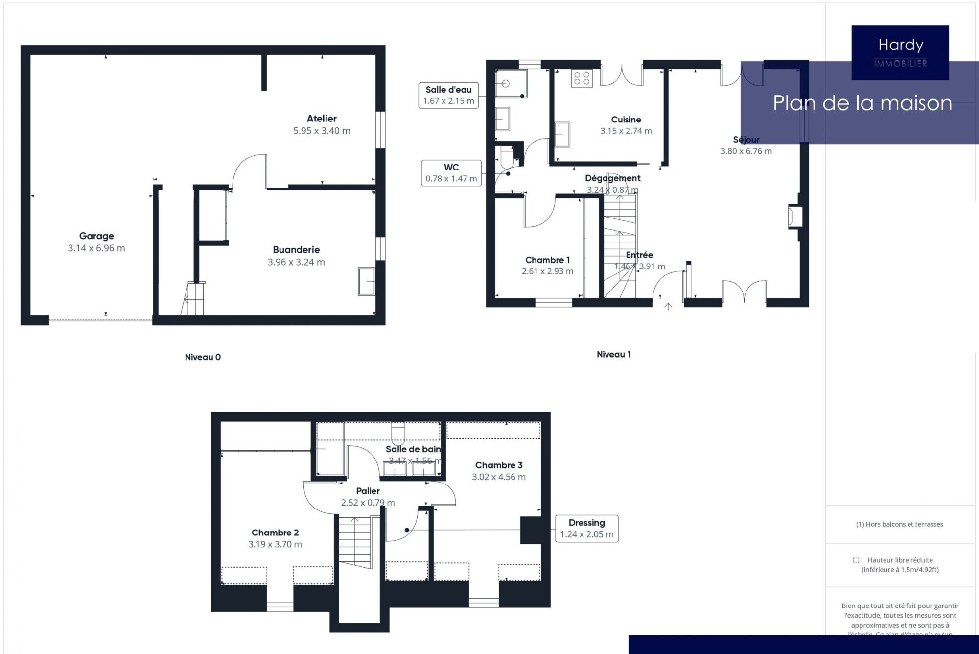 Maison a louer osny - 4 pièce(s) - 93 m2 - Surfyn
