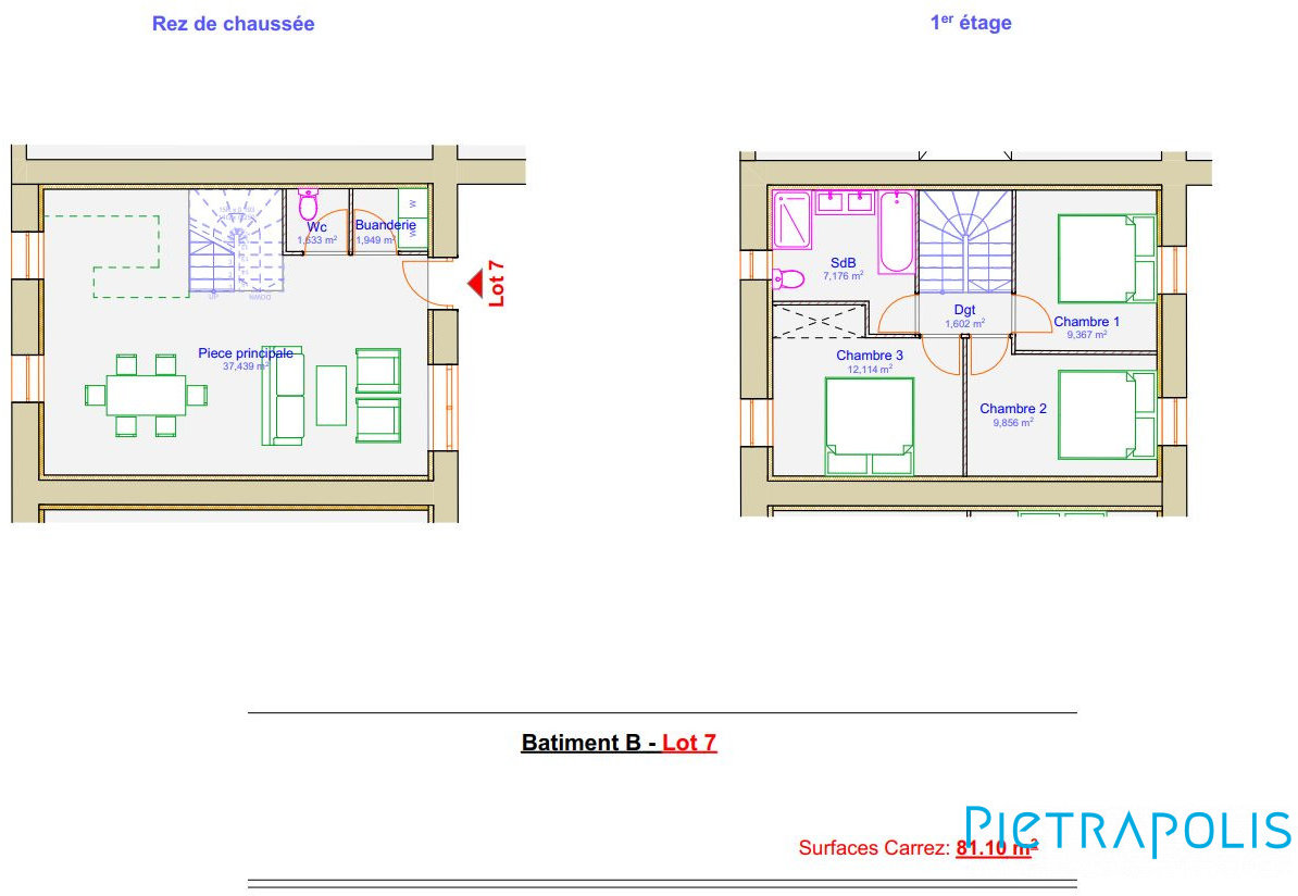 Maison 4 pièces 92 m²