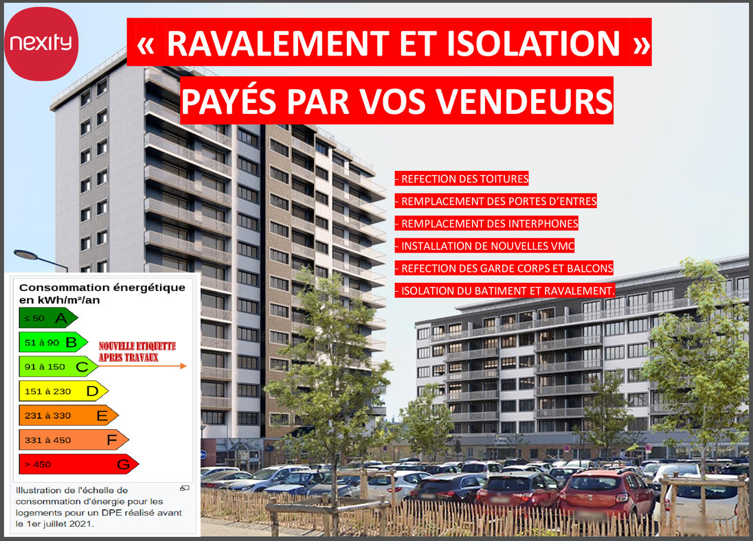 Appartement 5 pièces 96 m² Sainte-Geneviève-des-Bois