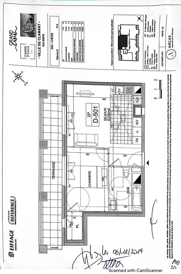 Appartement a louer clamart - 2 pièce(s) - 41.78 m2 - Surfyn