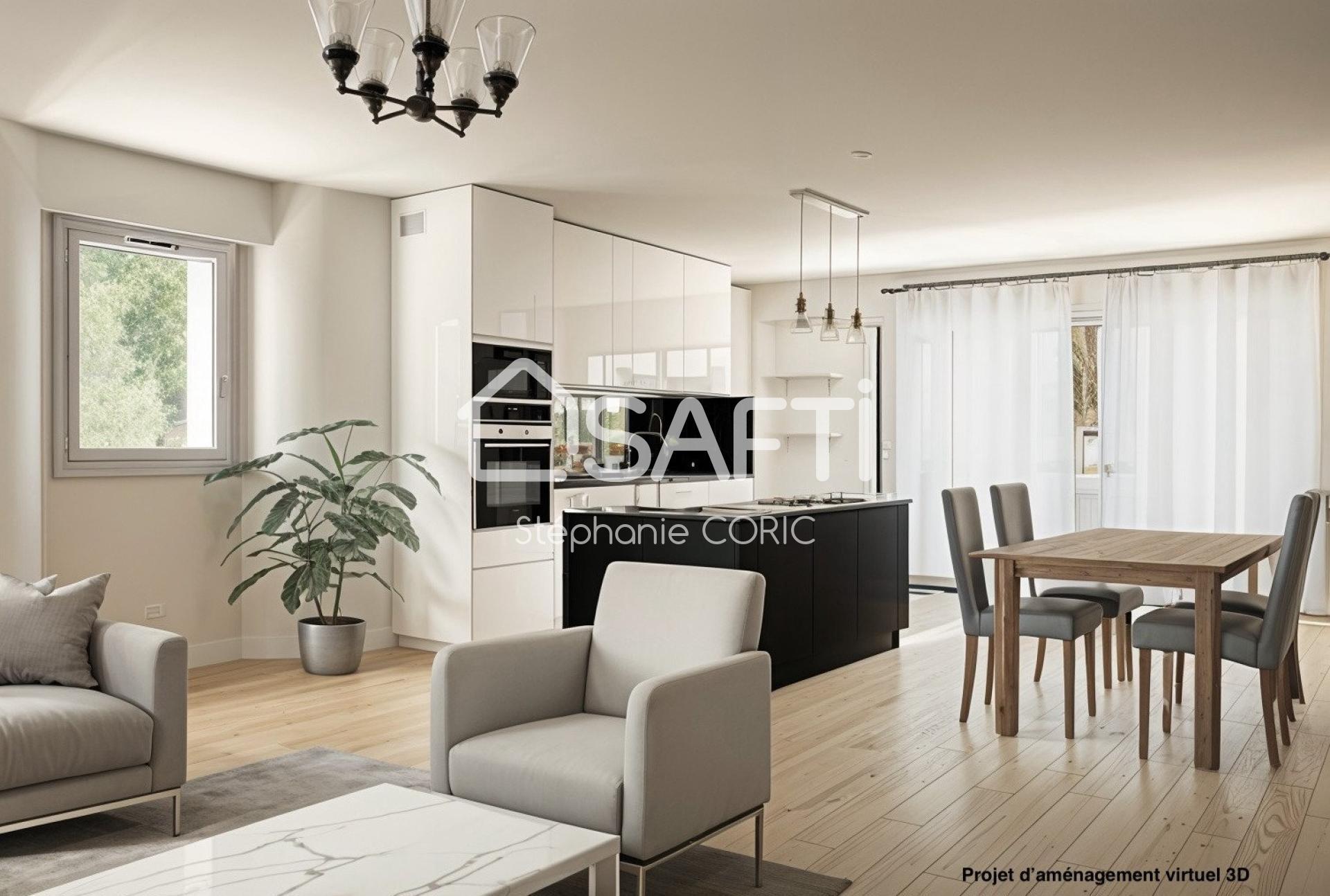 Appartement 3 pièces 68 m² Boulogne-Billancourt