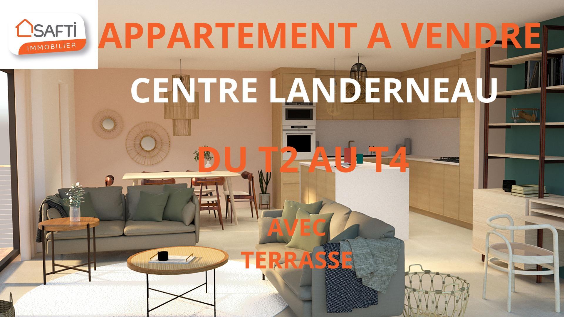 Appartement 3 pièces 70 m² Landerneau