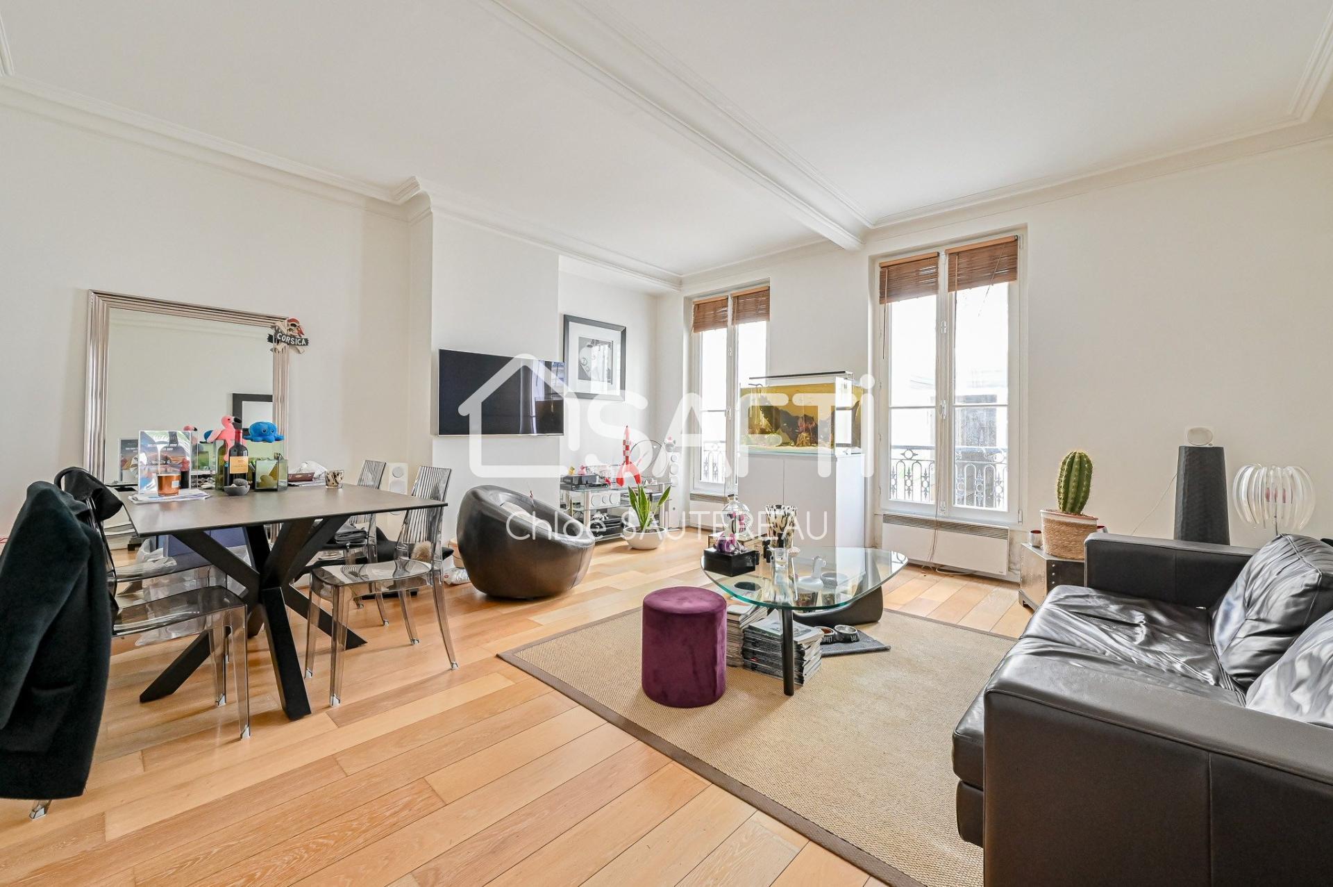 Appartement 2 pièce(s) 58 m²à vendre Paris-17e-arrondissement
