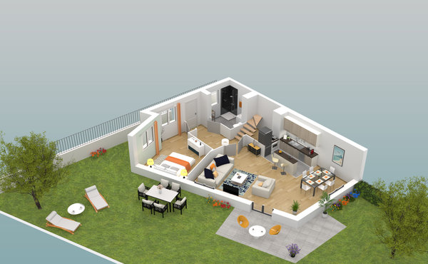 plan appartement parly 2 type 3