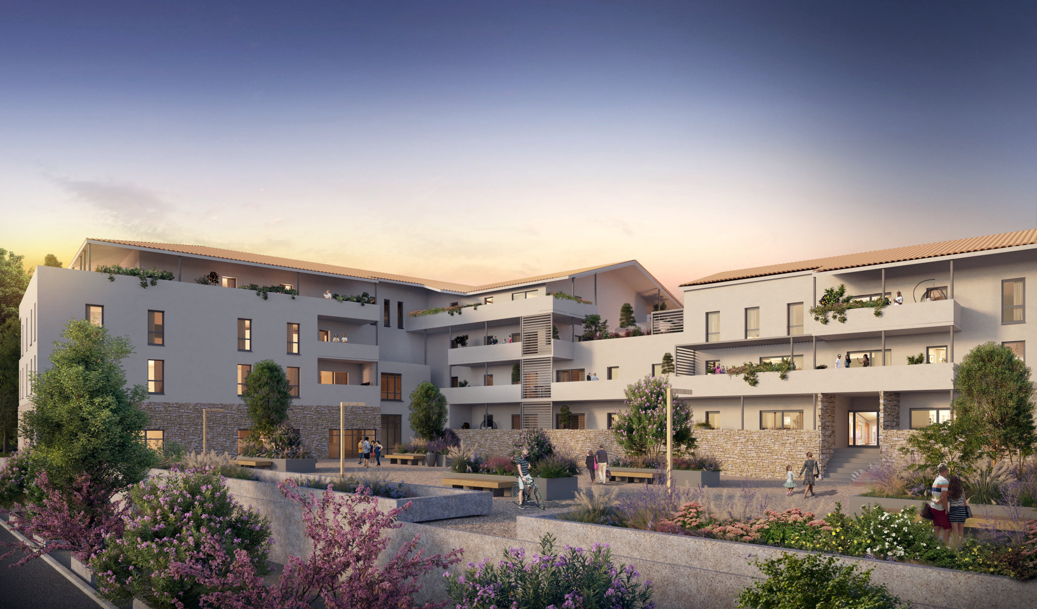 Nouveau programme immobilier neuf à Saint-andré de sangonis, proche Montpellier (1 à 4 pièces, 33 à 104 m²) Saint-André-de-Sangonis