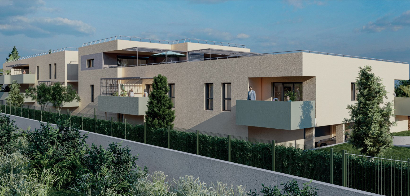 Programme immobilier neuf de standing à Lansargues (2 à 4 pièces, 55 à 119 m²)
