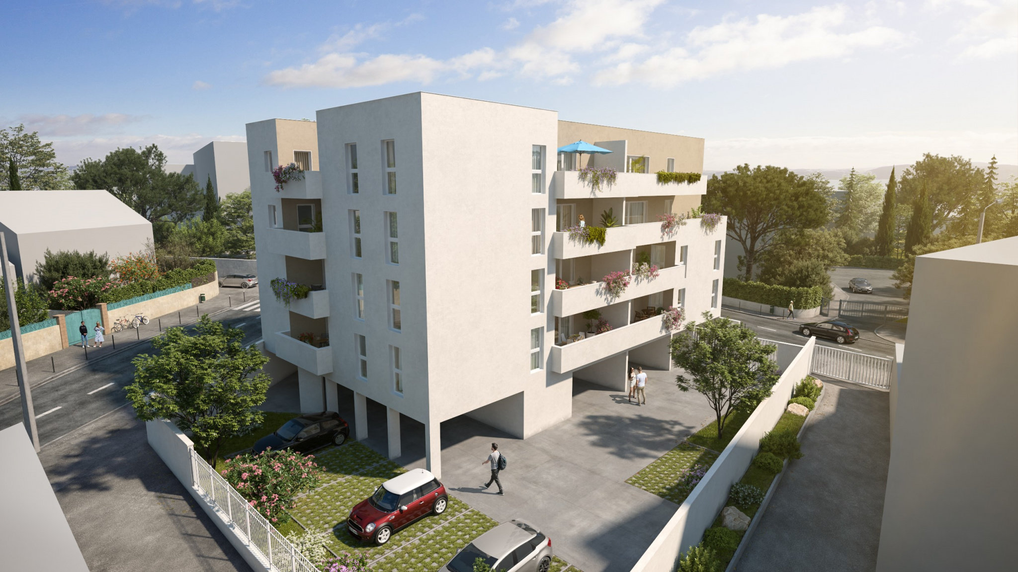 Nouvelle résidence neuve Nîmes en TVA réduite (2 pièces, 52 m²)
