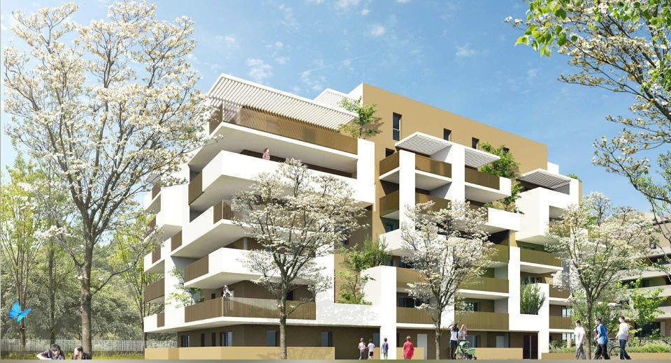 Nouveau programme immobilier neuf à Montpellier LE CLOS LAUZIER (1 à 4 pièces, 25 à 84 m²) Lattes