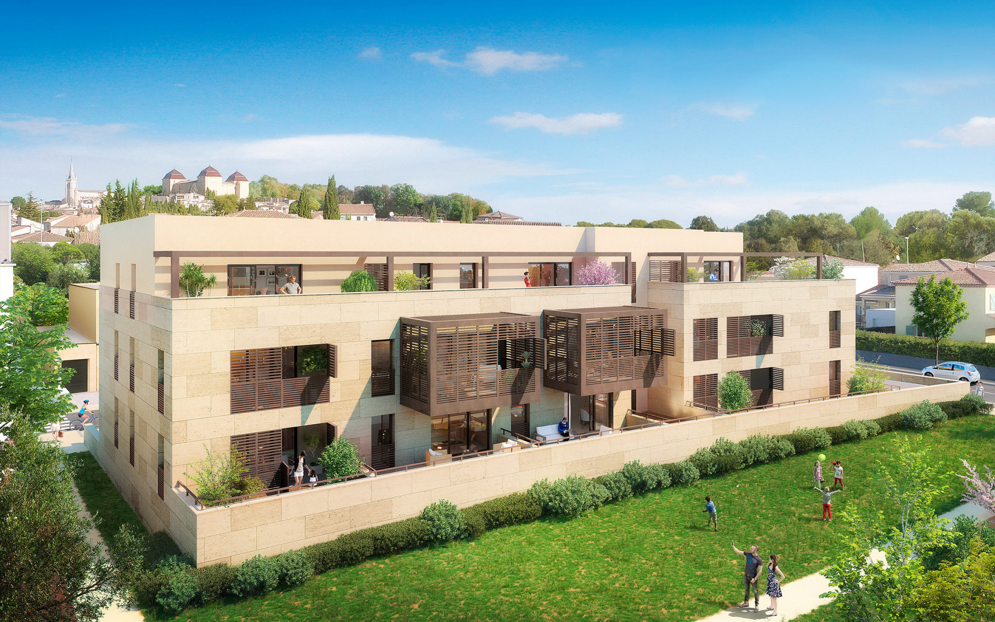 Programme immobilier neuf à CASTRIES PIETRA (2 à 4 pièces, 41 à 118 m²)