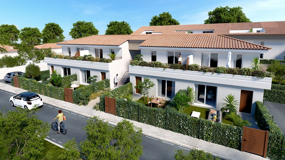 Programme immobilier neuf à Mireval (2 à 4 pièces, 40 à 102 m²)