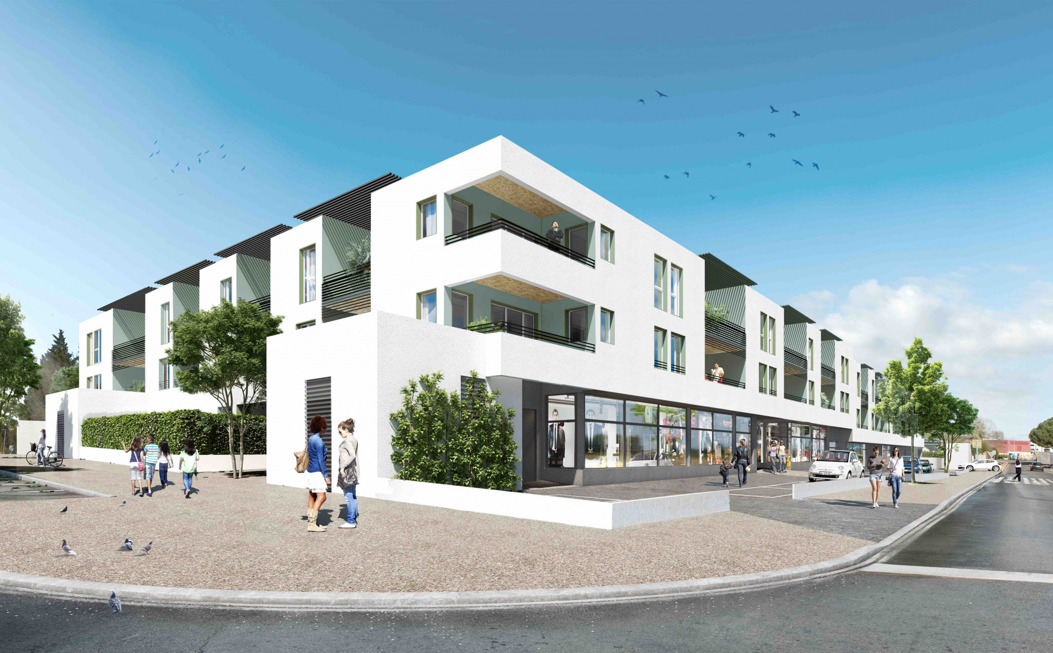 Programme immobilier neuf à Saint-Brès (1 à 4 pièces, 35 à 97 m²)