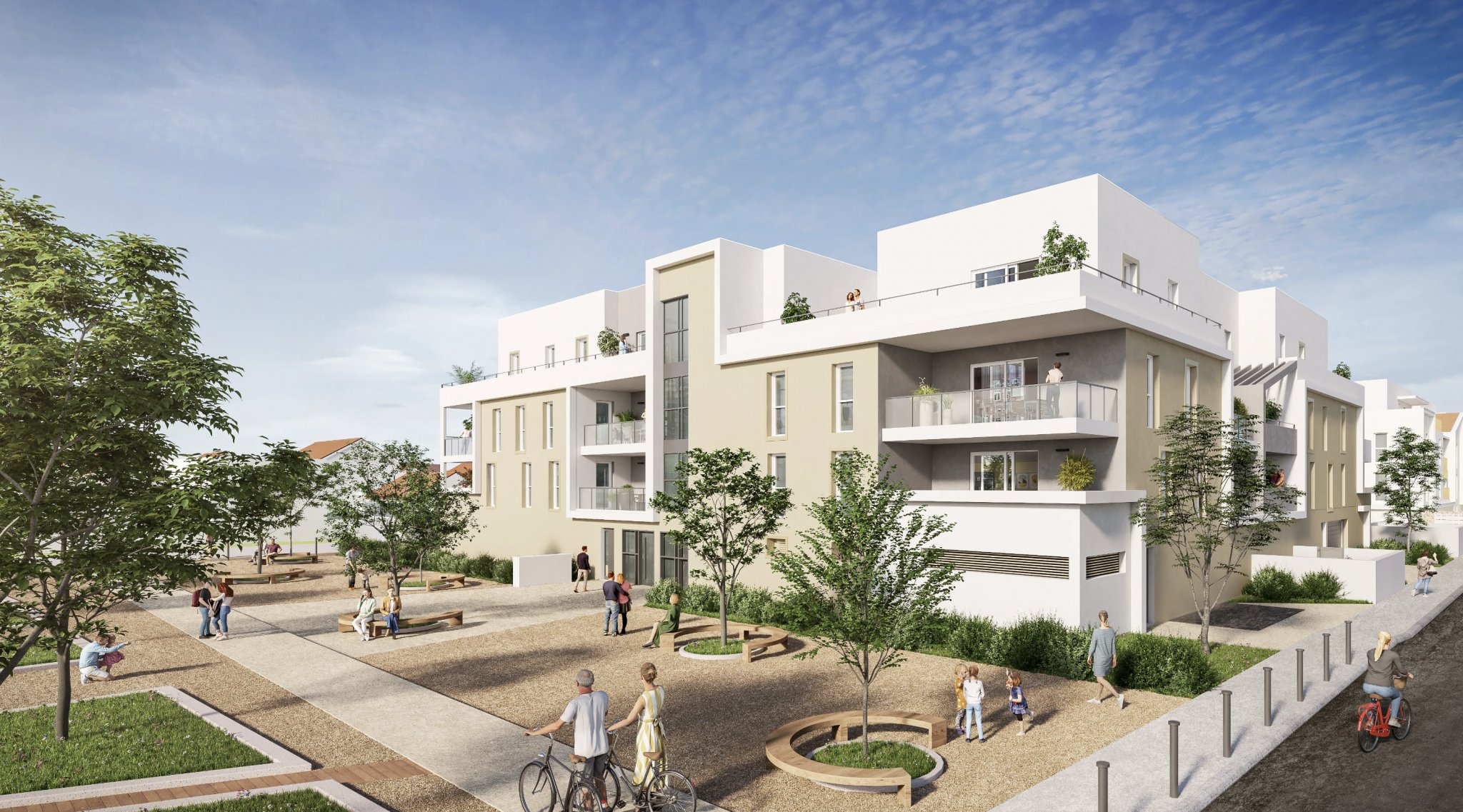 Programme immobilier neuf à SAUVIAN (2 à 3 pièces, 41 à 72 m²)