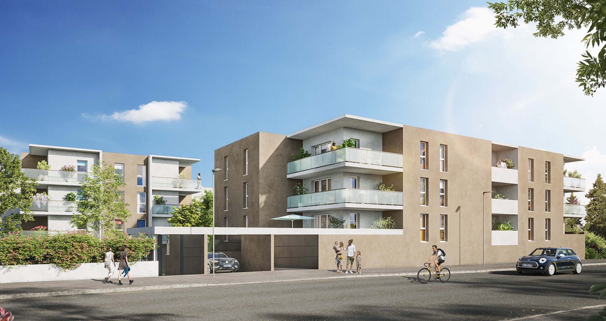 Programme immobilier neuf à Béziers (2 à 4 pièces, 45 à 83 m²)