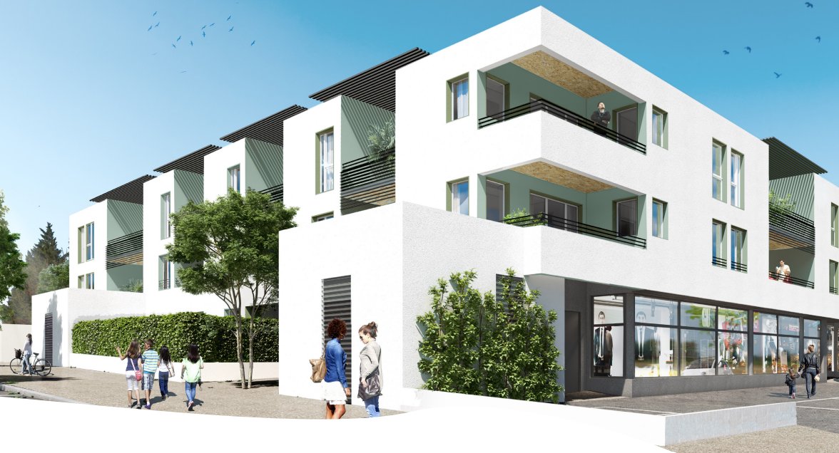 Nouvelle résidence à Saint-Brès (1 à 2 pièces, 33 à 43 m²)